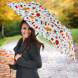 Canada Pattern Print Design 03 Umbrella