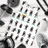Cute ninja katana sword pattern Men Tank Top