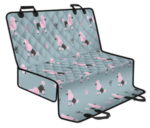 Poodle Dog Pattern Dog Car Seat Covers
