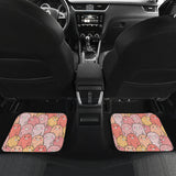 Pig Pattern Print Design 04 Front and Back Car Mats