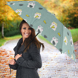 Cute Hamster Cheese Pattern Umbrella