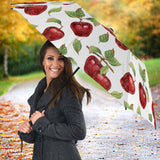 Red Apples Pattern Umbrella