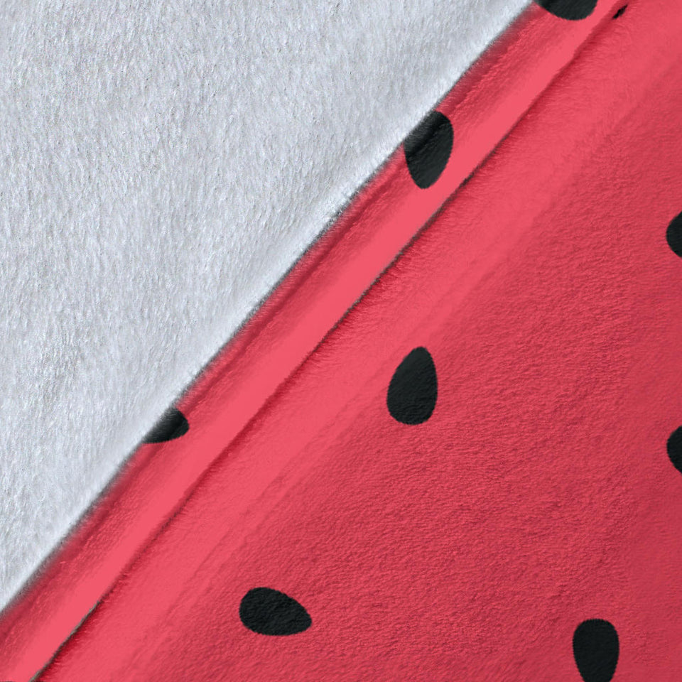 Watermelon Texture Background Premium Blanket
