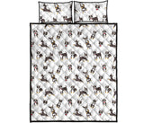 Chihuahua dog pattern Quilt Bed Set