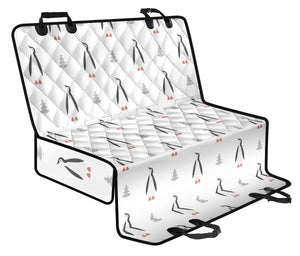 Penguin Pattern Dog Car Seat Covers