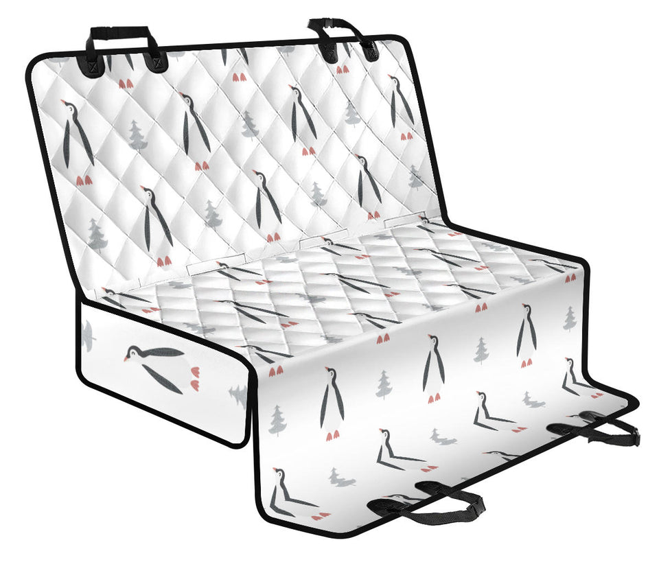 Penguin Pattern Dog Car Seat Covers