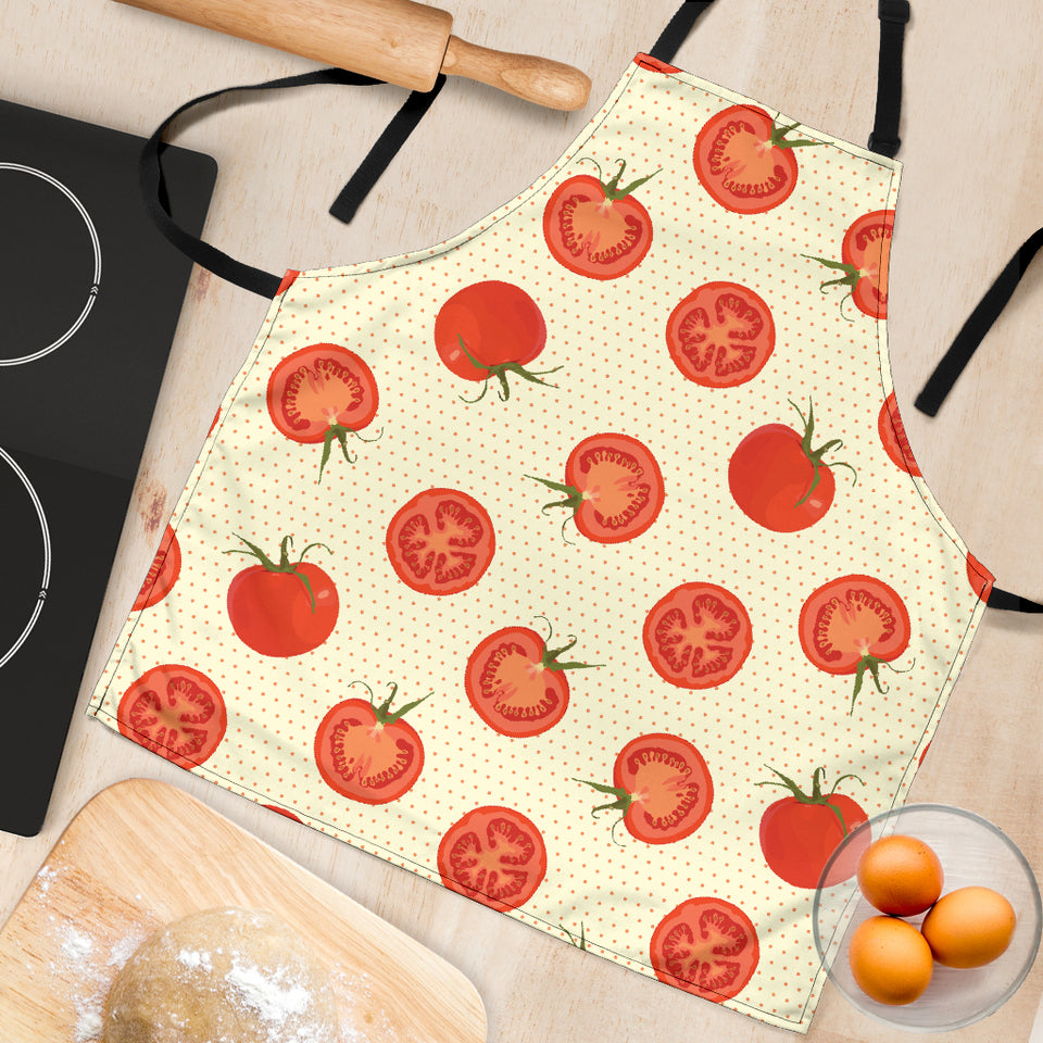 Tomato Dot Background Adjustable Apron
