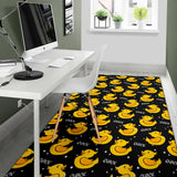 Duck Toy Pattern Print Design 05 Area Rug