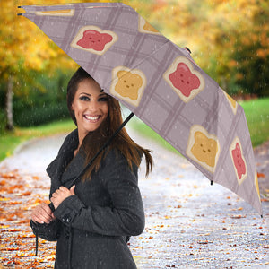 Bread Toast Pattern Print Design 05 Umbrella