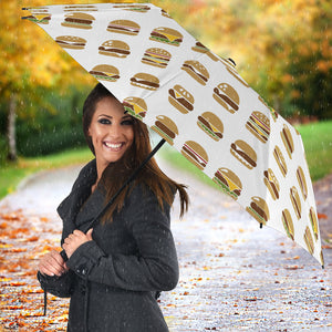 Hamburger Pattern Print Design 02 Umbrella