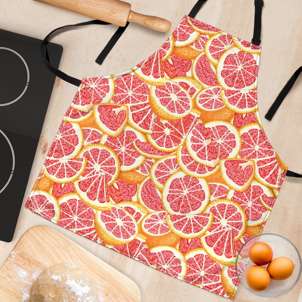 Tropical Grapefruit Pattern Adjustable Apron