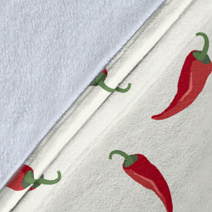 Chili Peppers Pattern Premium Blanket