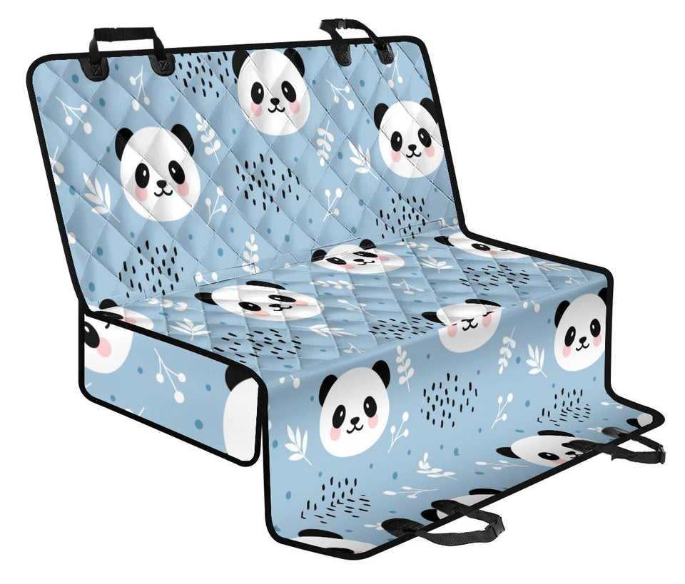 Cute Panda Pattern Dog Car Seat Covers
