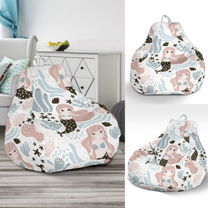 Cute Mermaid Pattern Bean Bag Cover