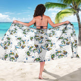 Peacock Feather Pattern Sarong