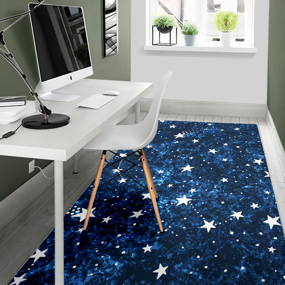 Night Sky Star Pattern Area Rug holiday gift – ccgoodshop