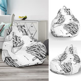 Hand Drawn French Fries Pattern Bean Bag Cover