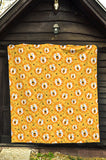 Lion Pattern Print Design 03 Premium Quilt