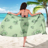 Broccoli Sketch Pattern Sarong