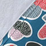 Colorful Mushroom Design Pattern Premium Blanket