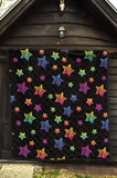 Colorful Star Pattern Premium Quilt