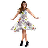 Cute Koalas Teapots Tea Sleeveless Midi Dress