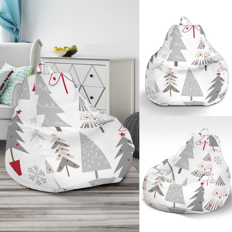 Cute Christmas Tree Pattern Bean Bag Cover