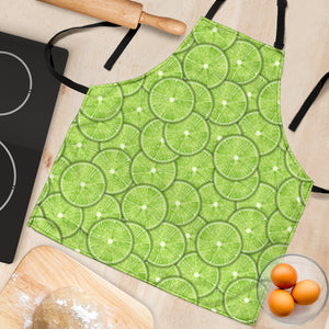 Slices Of Lime Pattern Adjustable Apron