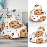 Chocolate Chip Cookie Pattern Bean Bag Cover