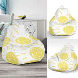 Hand Drawn Sun Pattern Bean Bag Cover