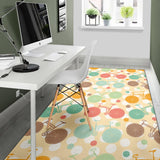 Bicycle Pattern Print Design 01 Area Rug