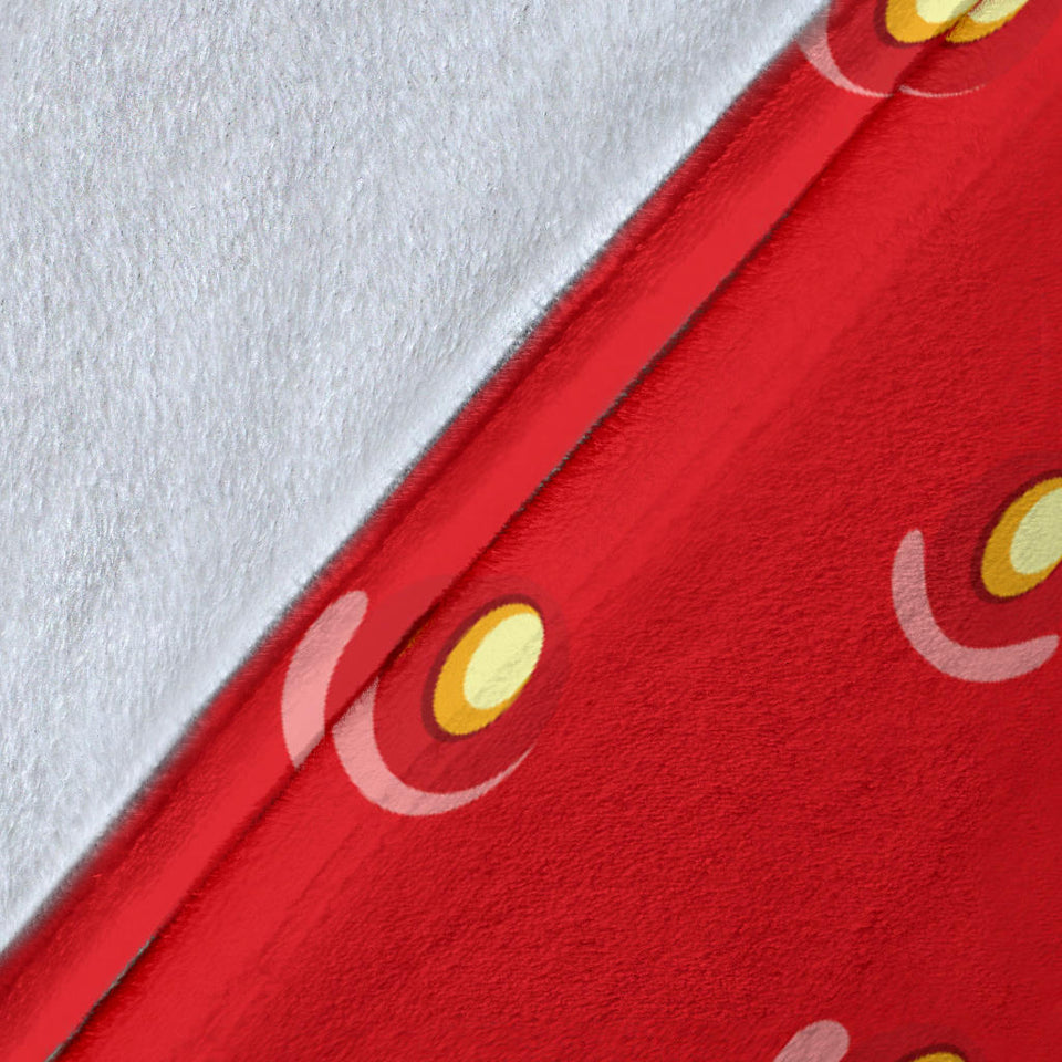 Strawberry Texture Skin Pattern Premium Blanket