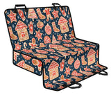 Christmas Gingerbread Cookie Pattern Dog Car Seat Covers