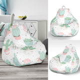 Pastel Colorcactus Pattern Copy Bean Bag Cover