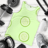 Cucumber pattern Men Tank Top