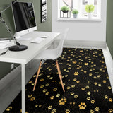 Dog Paws Pattern Print Design 05 Area Rug