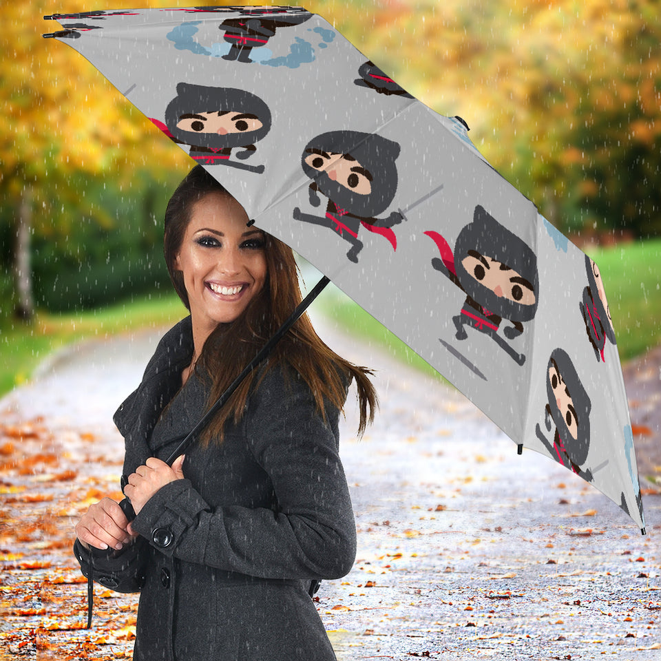 Cute Ninja Pattern Umbrella