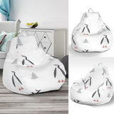 Penguin Pattern Bean Bag Cover