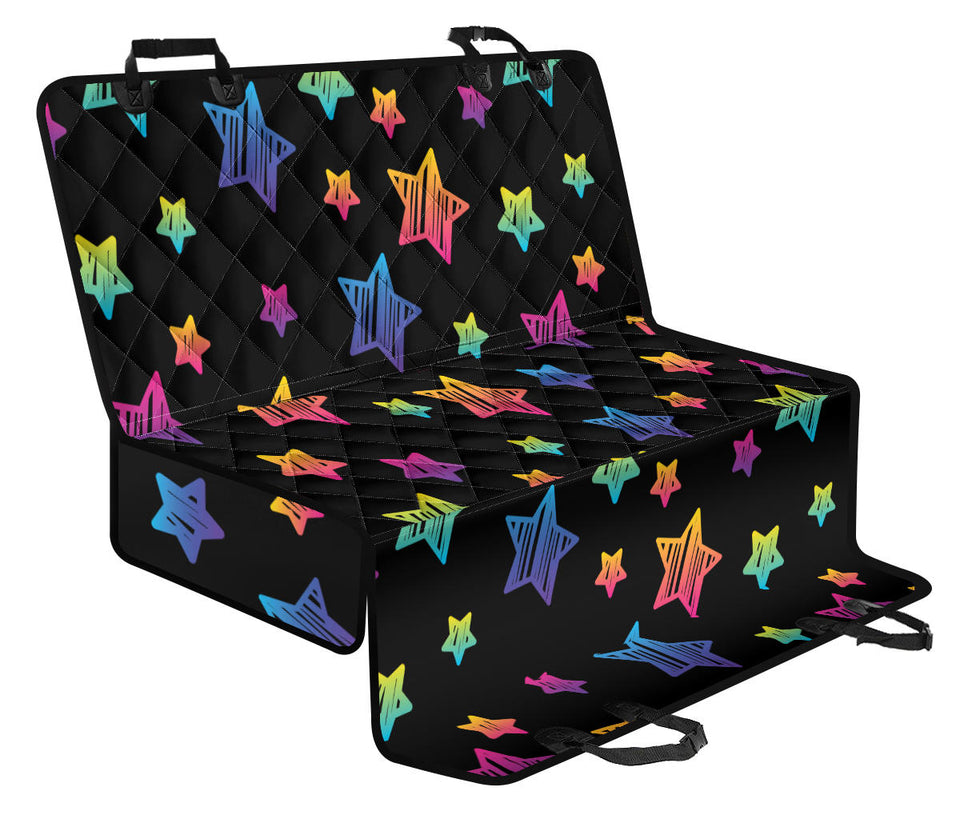 Colorful Star Pattern Dog Car Seat Covers