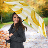 Banana Pattern Blackground Umbrella