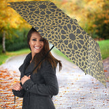 Arabic Star Gold Pattern Umbrella