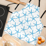 Watercolor Starfish Pattern Adjustable Apron