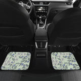 Hand Drawn Blueberry Pattern Front And Back Car Mats