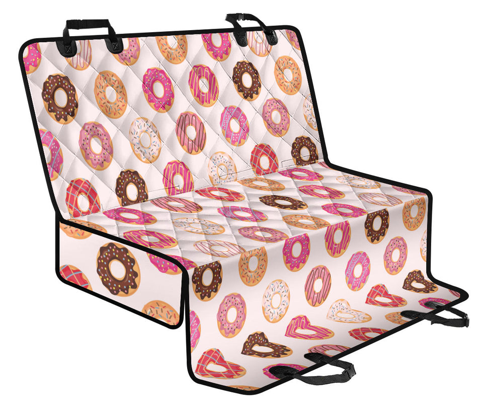Colorful Donut Pattern Dog Car Seat Covers