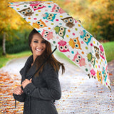 Color Cute Owl Pattern Umbrella