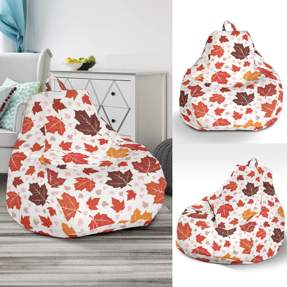 Colorful Maple Leaf Pattern Bean Bag Cover