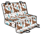 Sea Lion Seals Jellyfish Pattern Dog Car Seat Covers