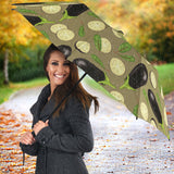 Eggplant Pattern Print Design 02 Umbrella