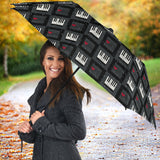 Piano Pattern Print Design 05 Umbrella