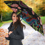 Dragons Flower Pattern Umbrella
